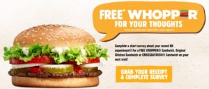 Burger Free Whopper for Your Thoughts