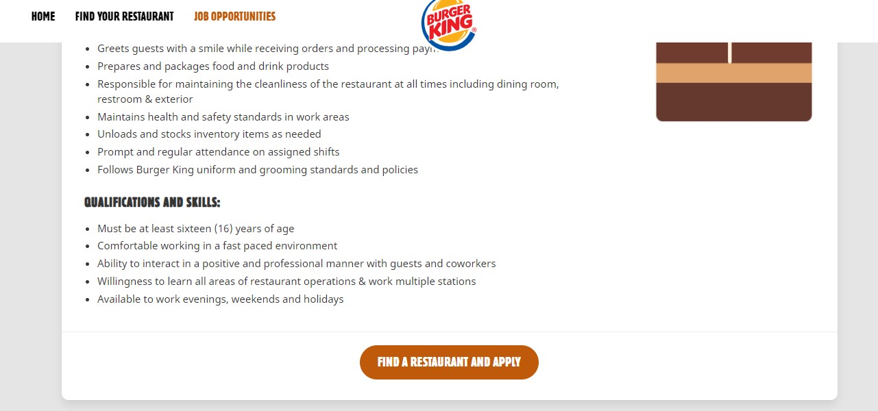 Burger King Job Openings – How to get a Job at BK?